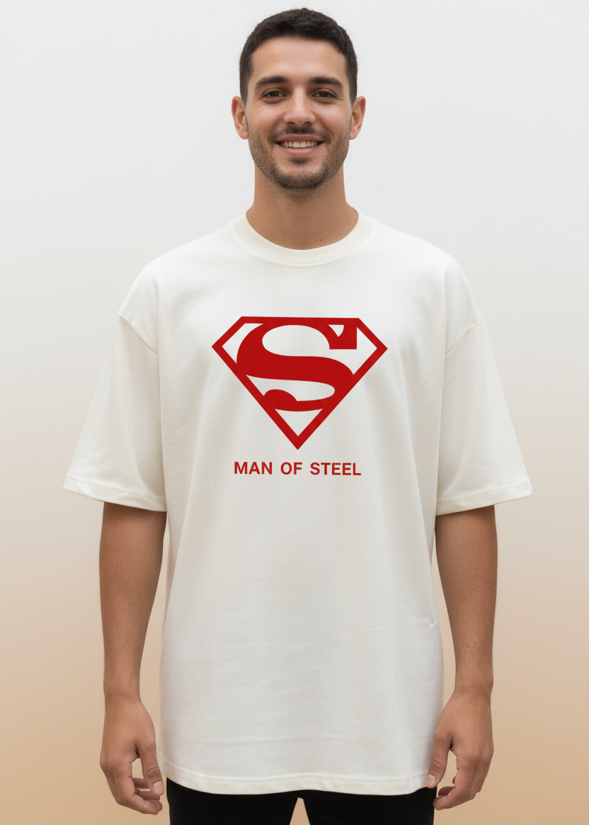 wyi superman offwhite tshirt